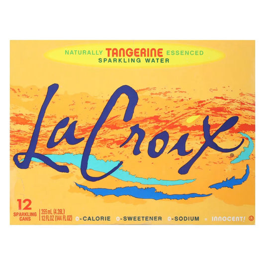 LaCroix Tangerine Sparkling Water 12 ct, 12 oz