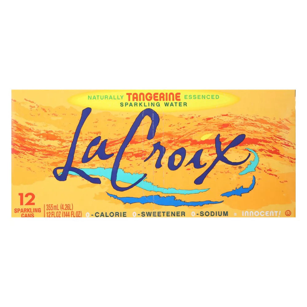 LaCroix Tangerine Sparkling Water 12 ct, 12 oz