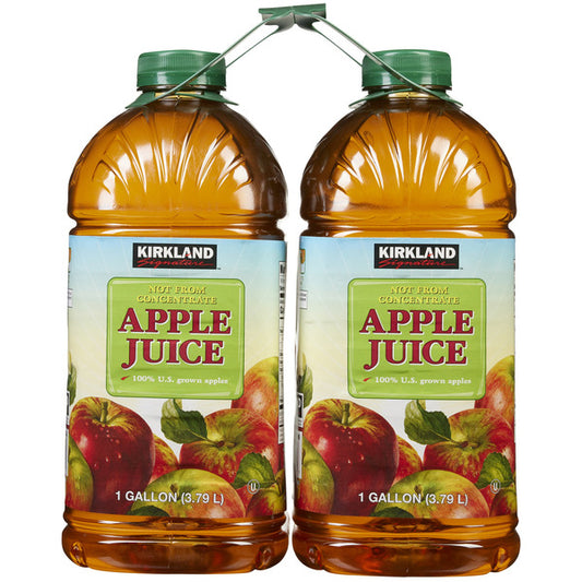 Kirkland Signature Apple Juice 2 ct, 128oz