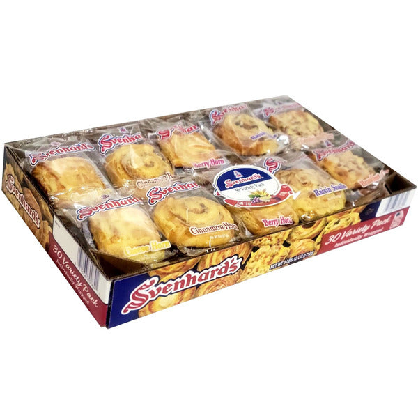 Svenhard's Danish, Variety Pack, 30 ct