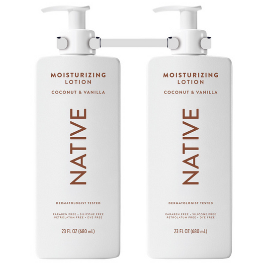 Native Moisturizing Lotion Coconut & Vanilla, 23 fl oz, 2-pack