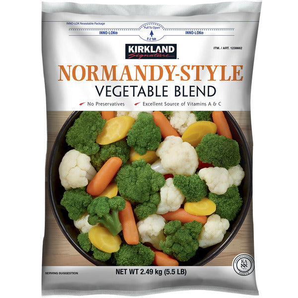 Kirkland Signature Normandy-Style Vegetable Blend, 5.5 lbs