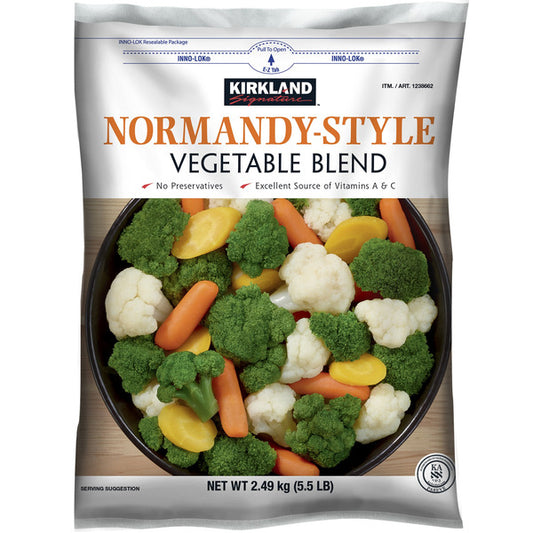 Kirkland Signature Normandy-Style Vegetable Blend, 5.5 lbs