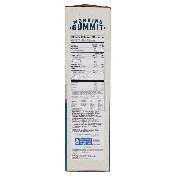 General Mills Morning Summit Cereal, 38 oz