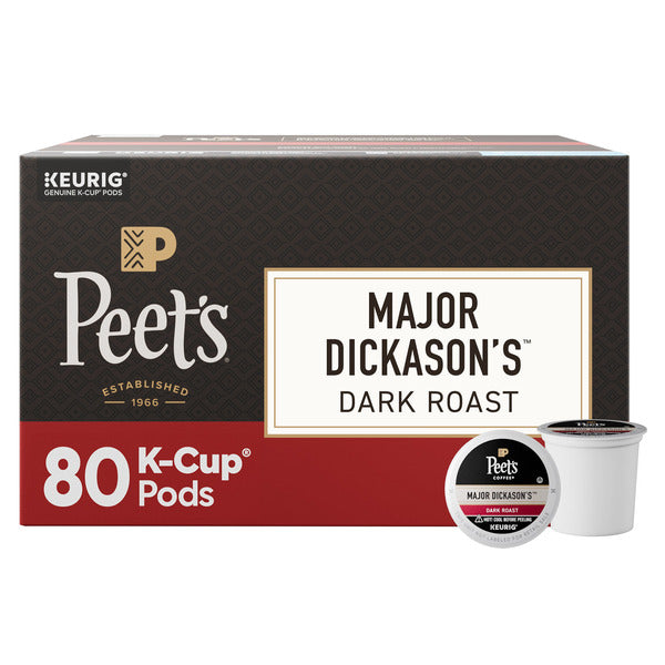 Peet's Coffee Major Dickason’s K-Cup Coffee Pods, 80-count