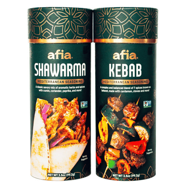 Afia Mediterranean Seasoning Variety Pack, 3.5 oz, 2-count