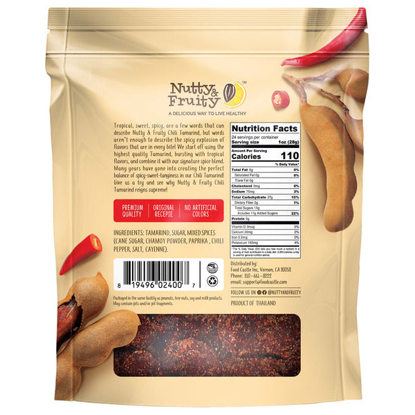 Nutty & Fruity Spicy Chili Tamarind Bites, 24 oz