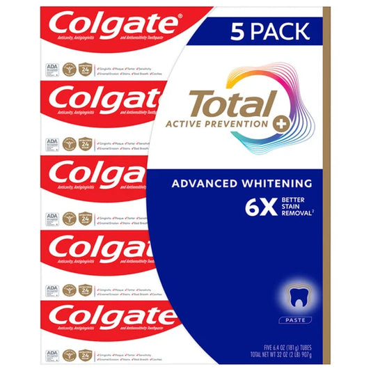 Colgate Total Toothpaste, 6.4 oz, 5 ct