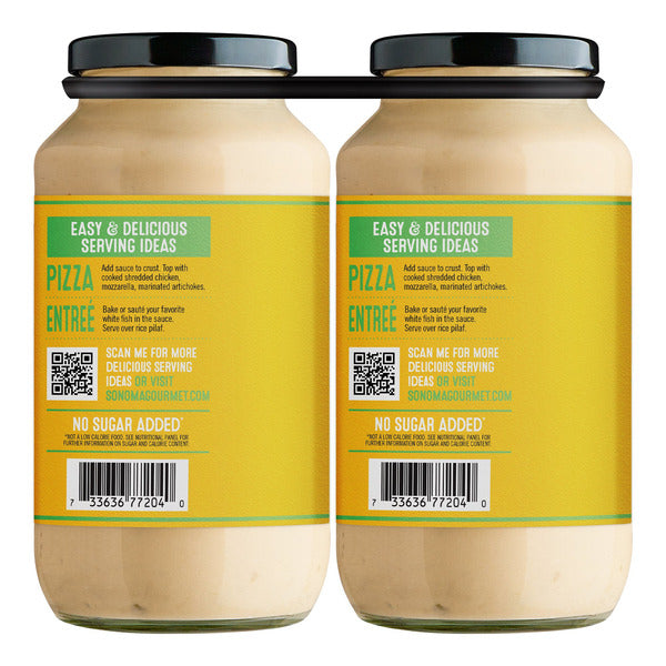Sonoma Gourmet Lemon & Herb Ricotta Pasta Sauce, 24.5 oz, 2-count