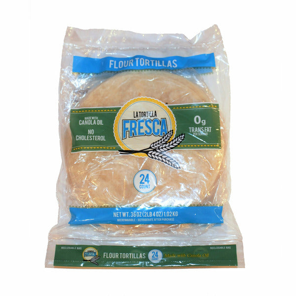 La Tortilla Fresca Flour Tortillas, 24-count
