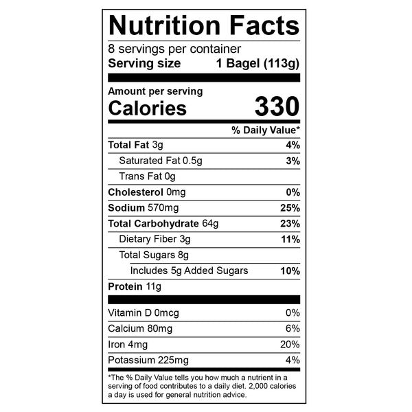 Kirkland Signature Everything Bagels, 8-count