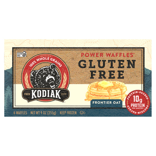 Kodiak Gluten Free Frontier Oat Power Waffles, 6 Count