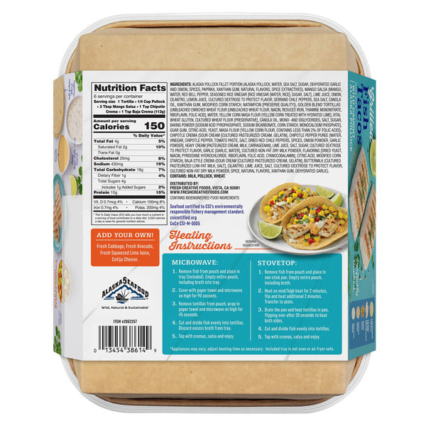 Fish House Grilled Fish Tacos, 24 oz