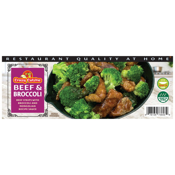 Crazy Cuizine Beef & Broccoli, 40 oz