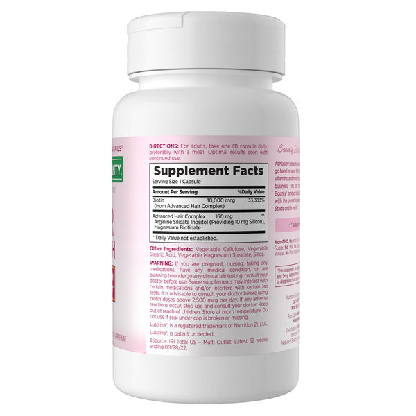 Nature's Bounty Optimal Solutions Hair Growth, 90 Capsules