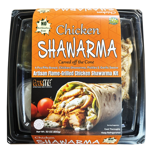 GourME Artisan Flame-Grilled Chicken Shawarma Kit, 30 oz