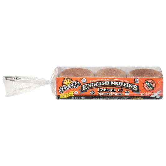 Food For Life - Sprouted Whole Grain English Muffins 16 Oz Bag