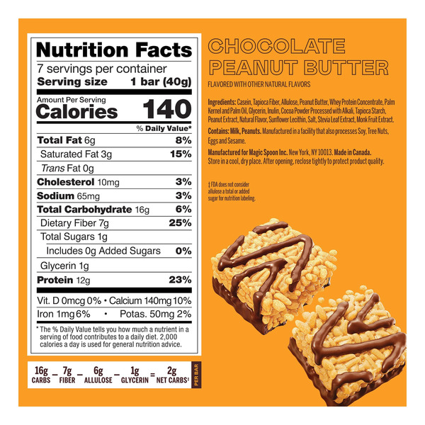 Magic Spoon Protein Bars, 1.4 oz, 14-count