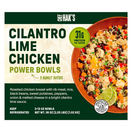 Chef Hak's Cilantro Lime Chicken Power Bowls,12 oz, 3-count