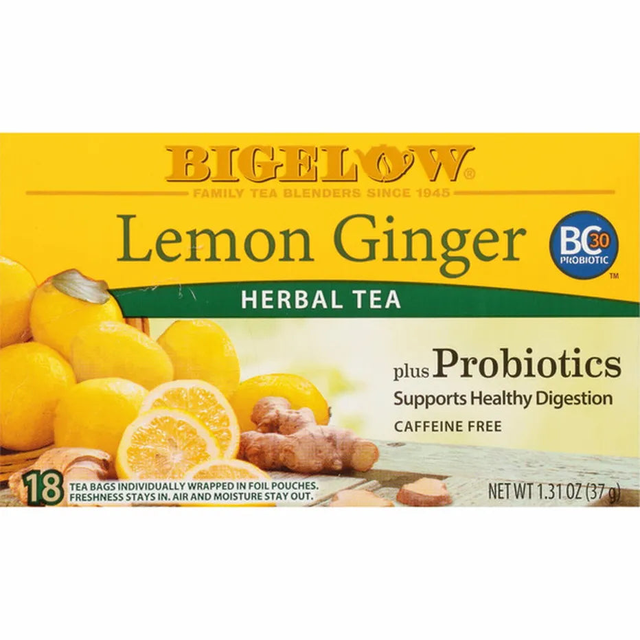 Bigelow Tea Lemon Ginger, 18 Count