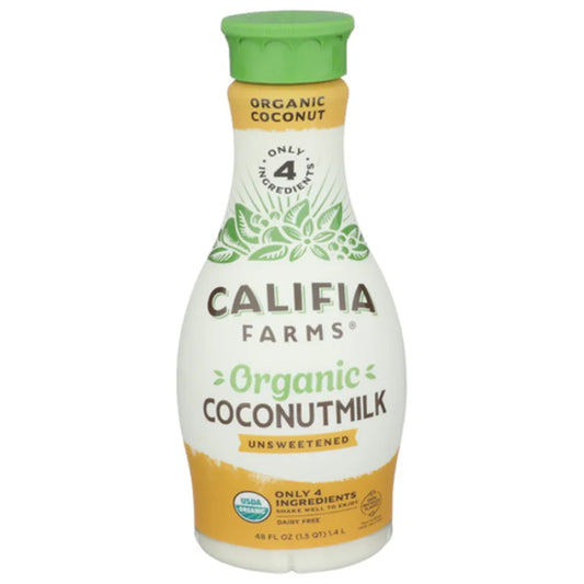 Califia Farms Organic Unsweetened Coconut Milk 48 fl oz