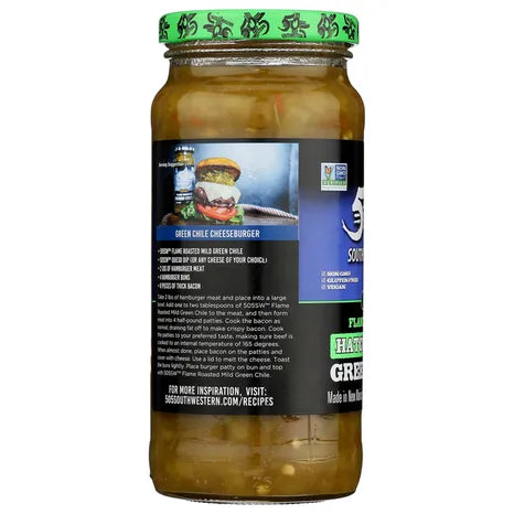 505 Southwestern Mild Fire Roasted Green Chile Salsa, 16 oz