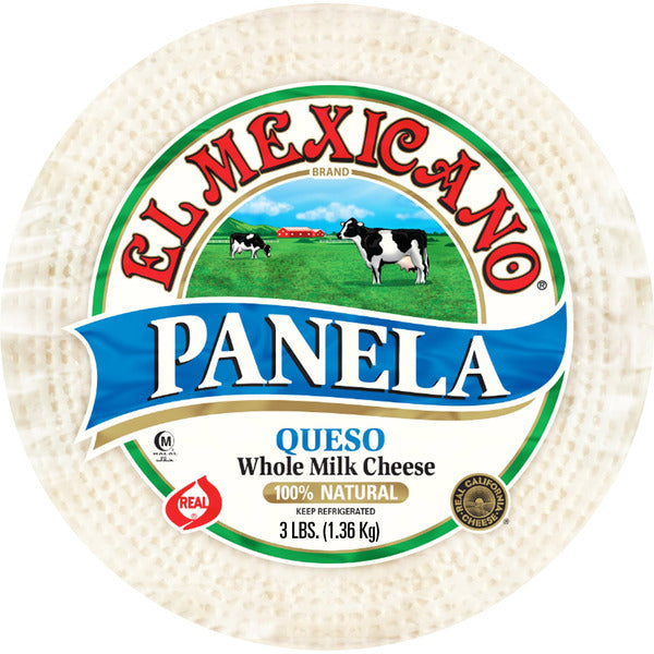 El Mexicano Queso Panela Cheese, 3 lbs