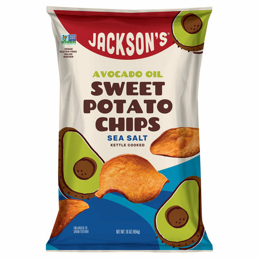 Jackon's Kettle Cooked Sweet Potato Chips, 16 oz