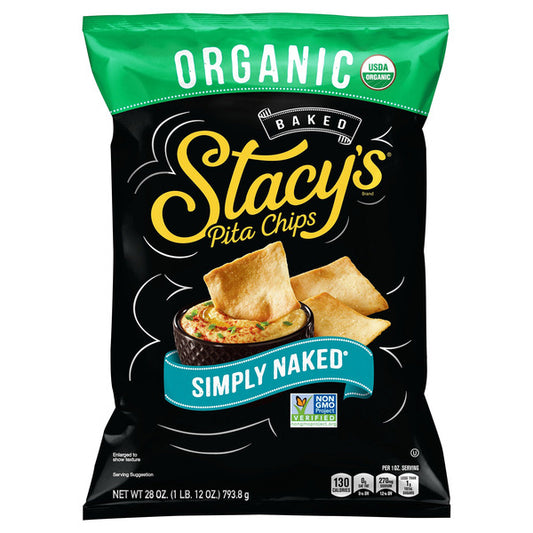 Stacy's Organic Simply Naked Pita Chips, 28 oz