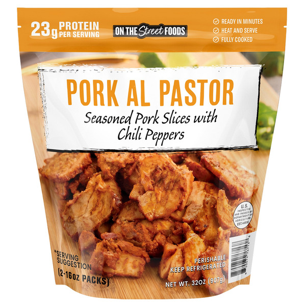 On The Street Foods Pork Al Pastor, 16 oz, 2-count