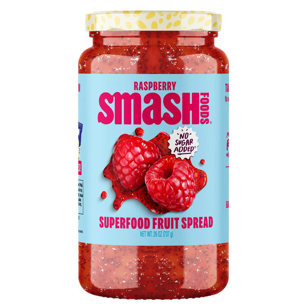 Smash Foods Raspberry Superfood Fruit Spread, 26 oz