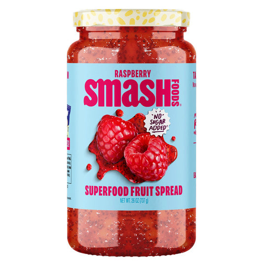 Smash Foods Raspberry Superfood Fruit Spread, 26 oz