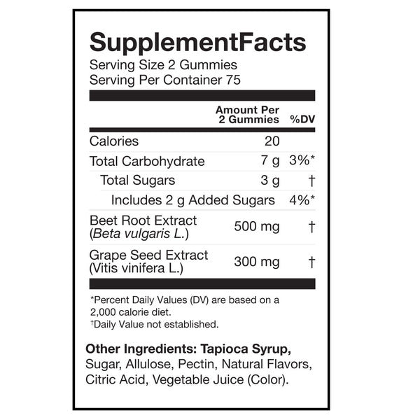 SuperBeets Heart Gummies, 150ct