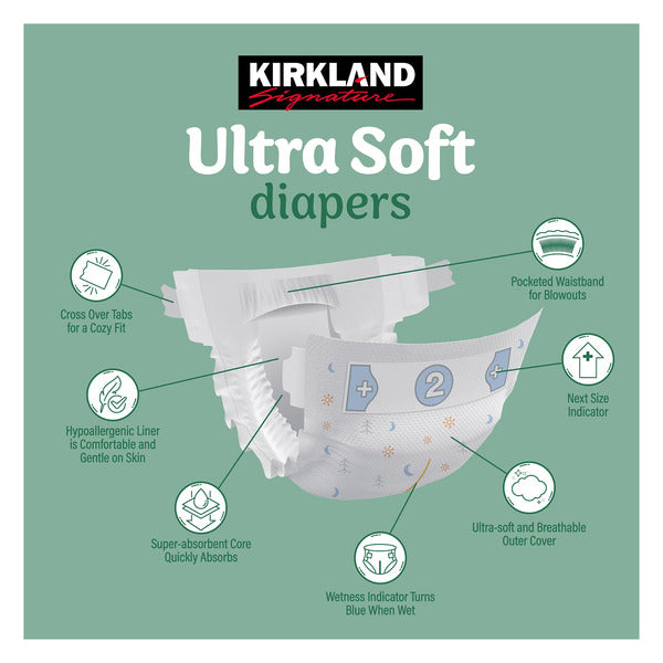 Kirkland Signature Diaper Size 2, 144-count