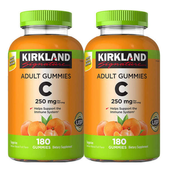 Kirkland Signature Vitamin C Adult Gummies, 250 mg, 2 x 180 ct