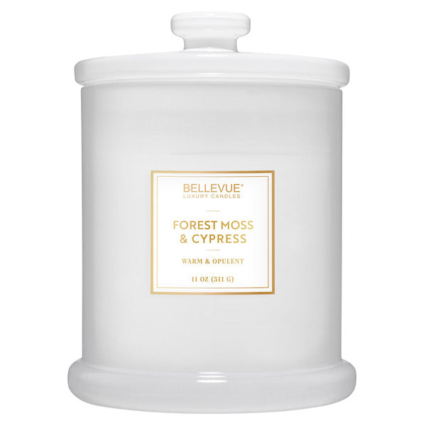 Bellevue Luxury 11 oz. Glass Candle, Set of 4