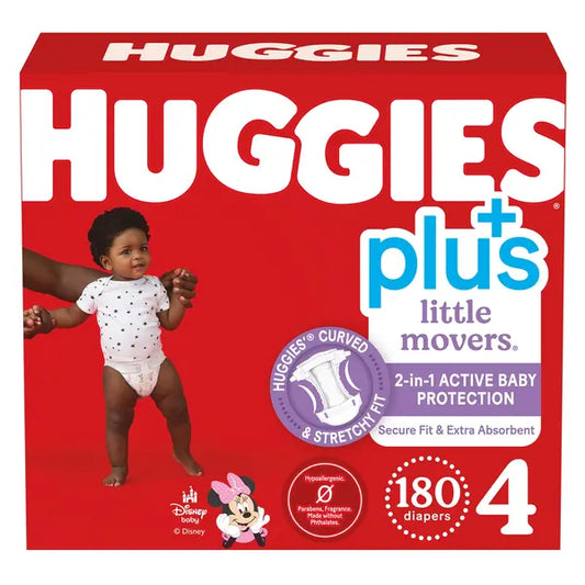 Huggies Diapers Size 4, 180 Count