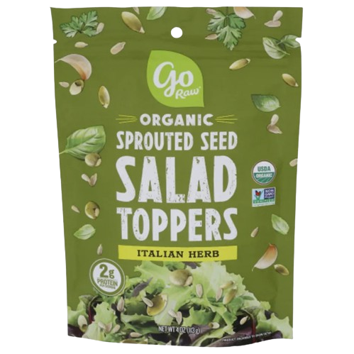 Go Raw Organic Sprouted Seed Salad Toppers Italian Herb, 4 oz