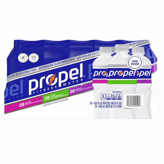 Propel Fitness Water, Variety Pack, 16.9 fl oz, 24-count
