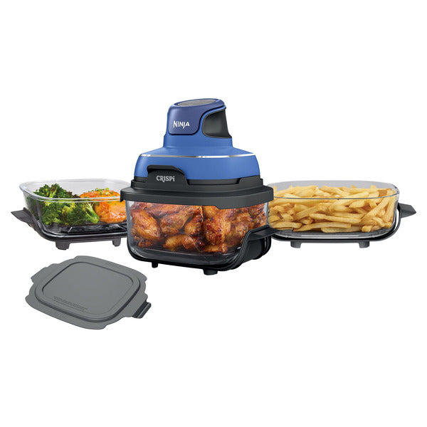 Ninja Crispi 5-in-1 Portable Glass Air Fry Cooking System, 3 Containers & Cover*