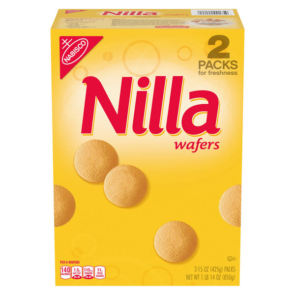 NILLA Wafers Cookies, Vanilla, 15 oz, 2 ct