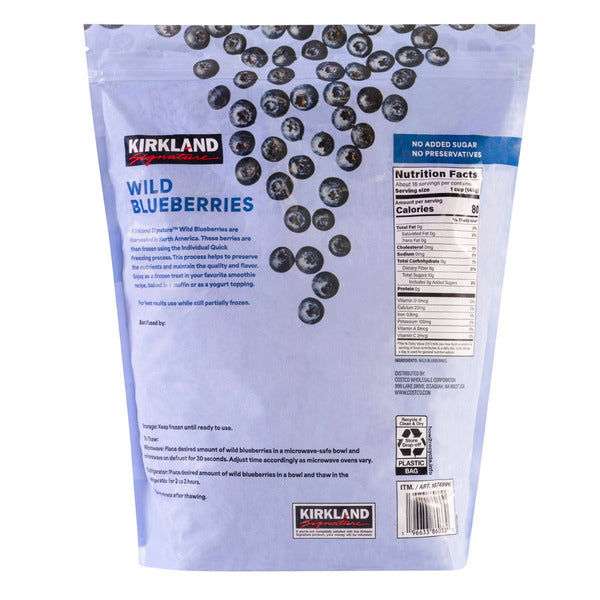 Kirkland Signature Wild Blueberries, 5 lbs