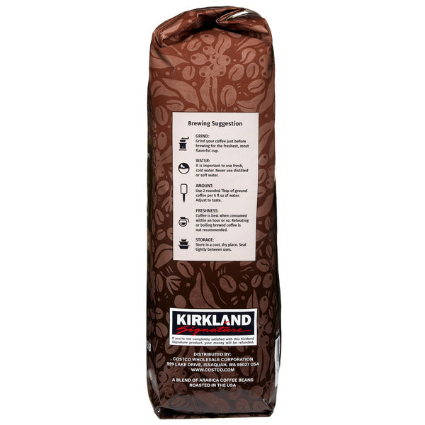 Kirkland Signature Whole Bean Coffee, French Roast, 2.5 lbs