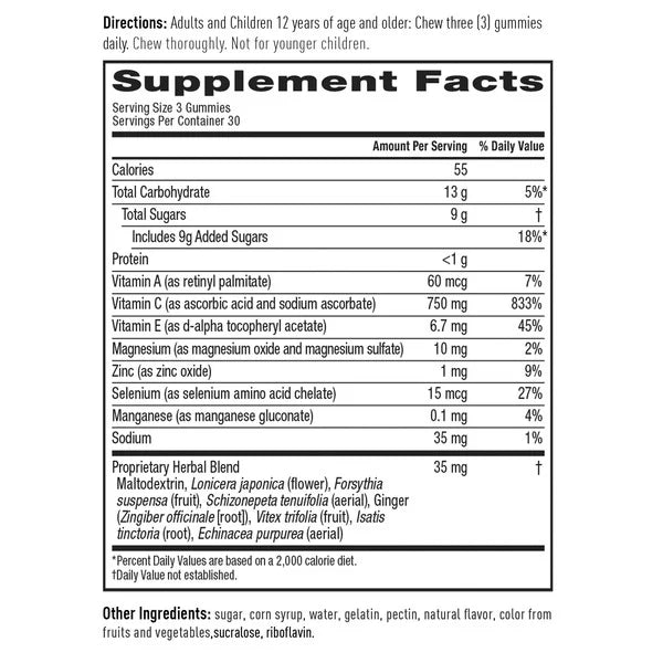 Airborne Immune Support Gummies, 90 Count