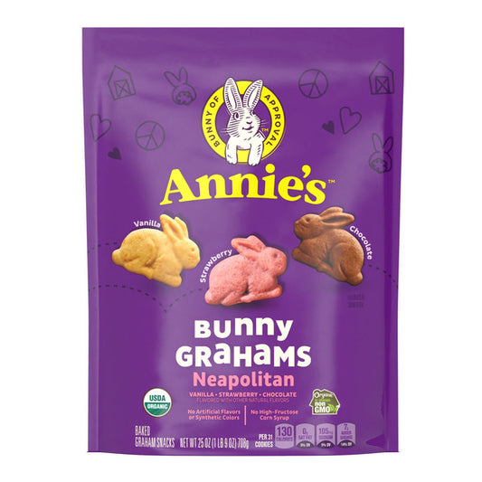 Annie's Organic Bunny Grahams Crackers, 25 oz