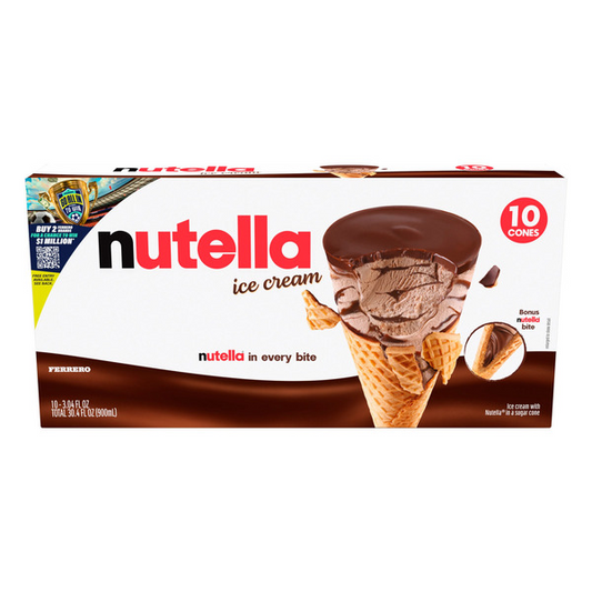 Nutella Ice Cream Cones, 3.04 fl oz, 10-count