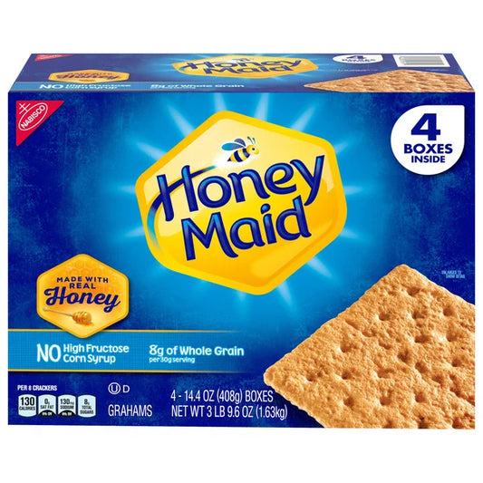HONEY MAID Graham Crackers, 14.4 oz, 4 Count