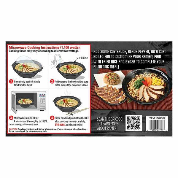 Ajinomoto Shoyu Ramen Bowls with Chicken, 6 Count