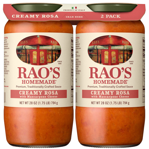 Rao's Creamy Rosa Sauce with Mascarpone Cheese, 28 oz, 2-count