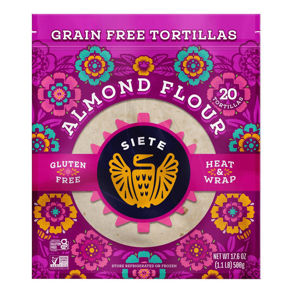 Siete Almond Flour Tortilla, 20-count